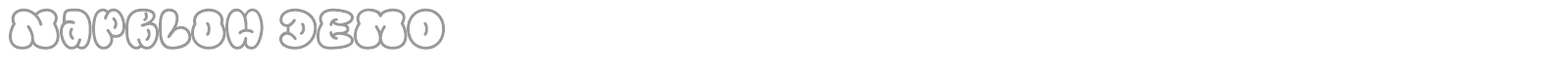 Napblow font preview